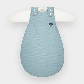 Blauer Babyschlafsack